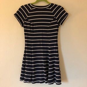 Stripped Skater Dress